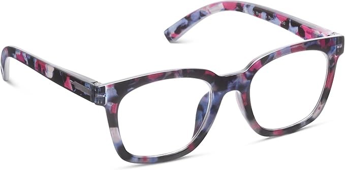 Peepers by PeeperSpecs Women's to The Max Square Blue Light Blocking Reading Glasses